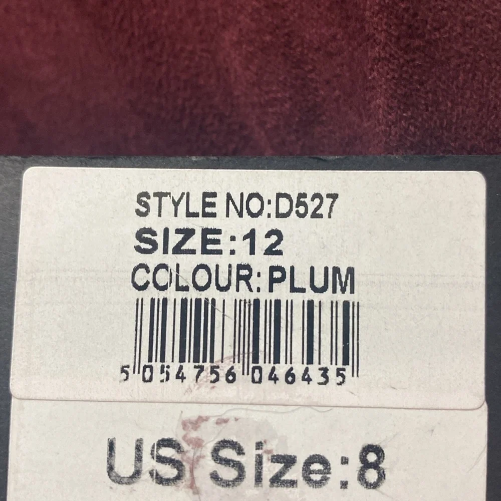NWT AX Paris Plum Ruched Side Wrap Top Midi Dress Sexy Size 8